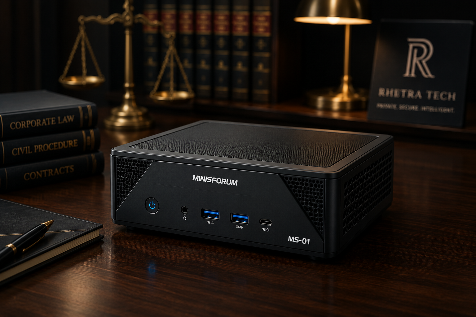 Minisforum MS-01 style compact workstation